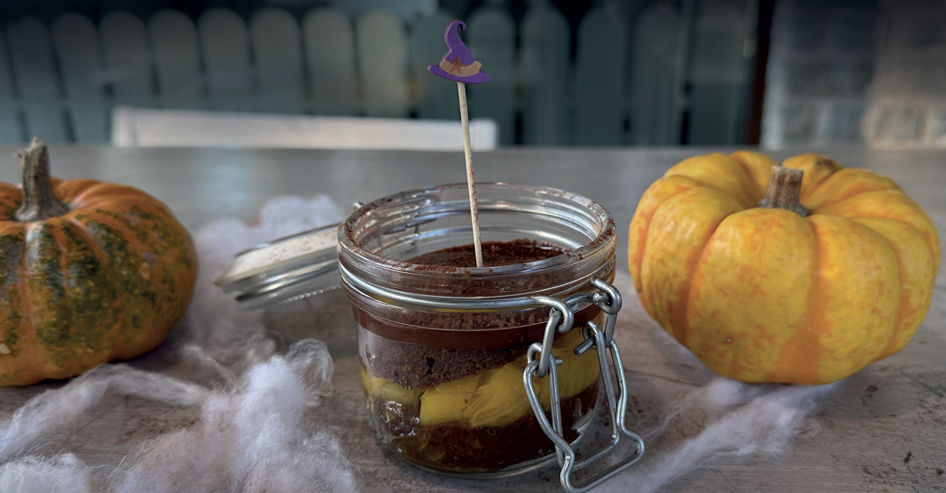 Sacher nel bicchiere - Il dolce di Halloween